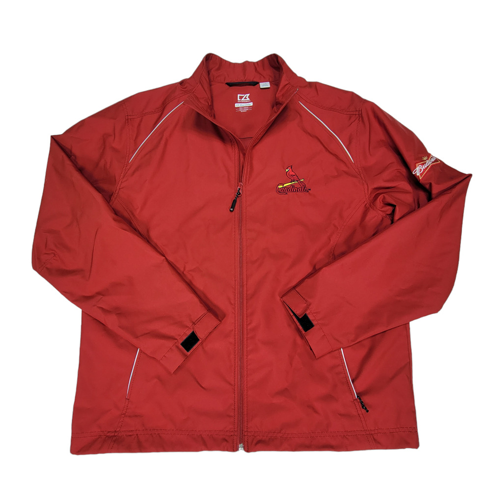 St. Louis Cardinals Cutter & Buck WeatherTec Jacket Size L